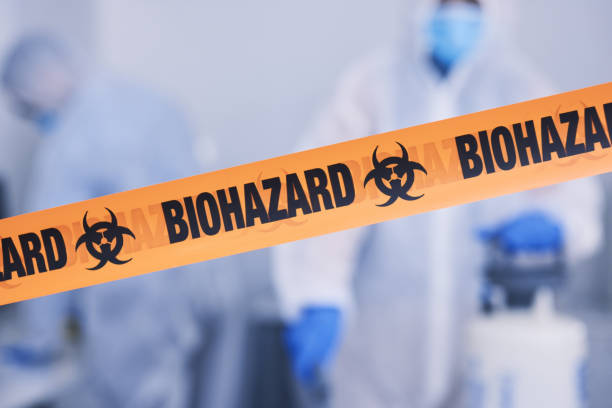 Professional Biohazard technician working in Brazoria, TX